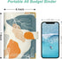 Rnivvi Budget Binder with Zipper Envelopes, A6 Cash Envelopes for Budgeting, PU Leather Organizer