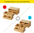 MEEDEN Bamboo Desk Organizer with Drawers - Desktop Storage Drawer Container for Office Home Toiletries Supplies