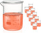Heavy Duty Glass Beaker Set, Thick-Walled 3.3 Borosilicate Glass Beakers, 10pcs Vol. 50ml with Double Scale Graduation