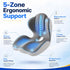 NTG-SOLUTIONS Seat Cushion L-Shaped Ergonomic Memory Foam Support for Office Chair Cushion, Car Seat Cushion, Seat