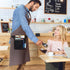 FAURAPMNG 2 Server Apron Bag, Restaurant Server Waist Money Pouch Bag, Restaurant Bar Apron Bag with Adjustable Belt