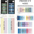BAYTORY 1720 Sheets Transparent Sticky Tabs, Clear Sticky Notes Long Page Book Markers Index Tabs, Tape Flags for Book Annotation Tabs and Aesthetic School Stationary Supplies Planner Accessories by BAYTORY