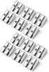 Mr. Pen Handheld Metal Pencil Sharpener with 2 Holes, Pack of 12, Silver, Manual Pencil Sharpeners for Classroom