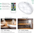 Closet Dimmer Counter, (6 Pack) LED Lights Wireless Motion Sensor Puck Light, Newest Version USB Rechargeable Step