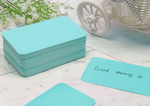 Penta Angel 100 Pcs Mini Paper Blank Gift Notes Cards, DIY Craft Small Word Business Message Cards