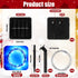 12 16ft 50 Pcs Solar String Lights Solar Mini Teeny Tiny Fairy Firefly Twinkle Light Waterproof LEDs Garden String