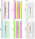BAYTORY 960Pcs Transparent Highlighter Tape, Reusable Clear Sticky Tabs for Annotating Books, Office School Supplies