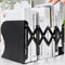 Heavy Duty Book End, Adjustable Bookends for Shelves, Decorative Book Organizer for Desk, Sturdy Metal Holder