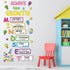 Growth Mindset Bulletin Board, Positive Educational Sayings Accents for Classroom Wall Display Set