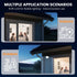 3 Modes,IP65 1 Pack LumiZen Solar Lights Outdoor,Remote Control Solar Motion Sensor Lights with Waterproof Flood