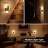 2 Pack Dimmable 0-100LM 3000K L LOHAS LED Night Lights Plug Into Wall, Night Light with Dusk-to-Dawn Sensor, Decorative