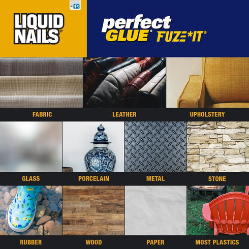 Liquid Nails Perfect Glue .75 oz. Clear Adhesive for Interior and Exterior