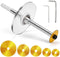 Inside Pipe Cutter for PVC Pipe, Cutter Tool Set with Scale Adjustable Depth Gauge, 5PCS Saw Blades and Hex Shank