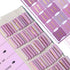 75 Pink Bible Tabs for Women & Men(Gold Foil Lettering) Laminated Bible BookTabs, Chapters Labels for Easy Navigation