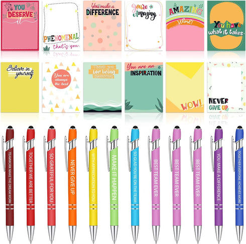 Geyee 24 Pcs Sarcastic Notepads with Sayings, Funny Sticky Notes for Adults, 3 x 4 Inch To Do List for Coworker Gifts