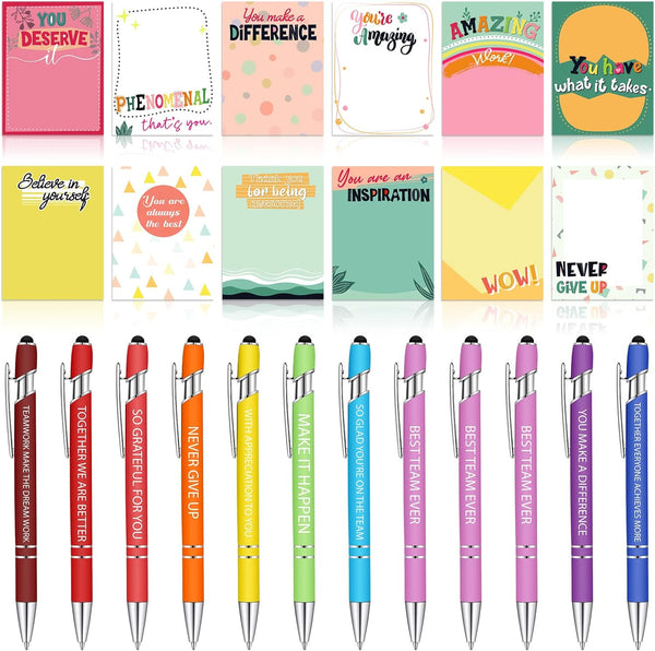 Geyee 24 Pcs Sarcastic Notepads with Sayings, Funny Sticky Notes for Adults, 3 x 4 Inch To Do List for Coworker Gifts