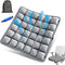 UsLikeDiy Grey Travel Seat Cushion Portable Inflatable 3D Air Cell Seat Cushion for