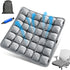 UsLikeDiy Grey Travel Seat Cushion Portable Inflatable 3D Air Cell Seat Cushion for