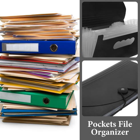 Eight Layer Storage Folder, Check Bill File Folder, Expanding Document Folders for Office Supplies