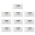 Plymor 3" x 5" Reclosable Plastic Bags, Case of 1,000, 2 Mil with White-Block Zipper