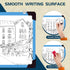 Magnetic Dry Erase Calendar Whiteboard, 16" x 12" Monthly Planner for Home, School, Office, Kitchen (Blue)