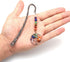 Jovivi Antique Copper Metal Bookmark with Handmade 7 Chakra Healing Crystals Tree of Life Tumbled Gemstones