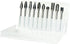 Carbide Burr Set - 10pcs Double Cut Solid Carbide Rotary Burrs, 3mm Shank for Woodworking and Metal Carving