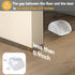 HAUSPROFI Doorstop, Self-Adhesive Door Stopper for Wall Protection, Door Buffer Floor Stop for Home and Office - Clear