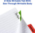 Avery Margin Ultra Tabs: 2.5" x 1", 2-Side Writable, Assorted Colors, 24 Repositionable Page Tabs, 3 Packs Total