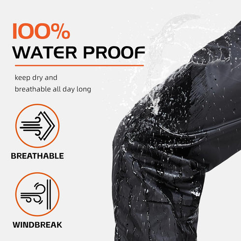 Set Rodeel Waterproof Jacket and Overalls Waterproof Rain Jacket Bid Suit Ultimate Protection for Outdoor Adventures