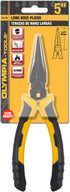 Olympia Tools Long Nose Pliers, 10-665, 5 Inches, black by Olympia Tools