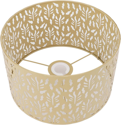 E27 E14 Zerodis Metal Hollow Lampshade, Iron Art Water Grass Leaf Design with Dual Use, for Table Lamp Floor Light Wall