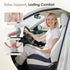 FLORICH Seat Cushion, Memory Foam Seat Cushion for Car Office Chair, Ergonomic Office Seat Chair Cushion for Sciatica