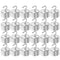 50pcs 20g Chrome-Plated Iron Hook Weight Kit 1000g Total Physics Laboratory Hanging