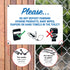 10x14 Inches, .040 Please Do Not Deposit Feminine Products Baby Wipes Diapers in Toilet Sign, Rust Free Aluminum, Fade