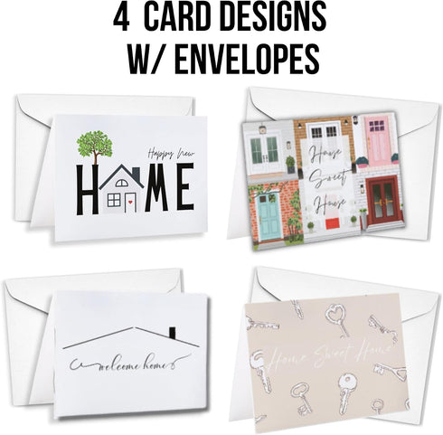 Lashicorn 24 4 6 4 Congratulations on Your New Home | pk Realtor Note Cards for Clients | Home Anniversary Sweet Home