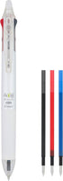 Pilot, FriXion Ball Multifunction Erasable, Refillable (Included), Retractable Gel Pen, Extra Fine Point 0.5 mm, White Barrel, Single Pen, Black, Blue & Red by Pilot