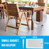 Furniture Levelers, 32 Pieces Clear Table Shim, Premium Rubber Type Texture for Restaurant Leg Wedges, Home Improvement