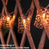 TWINKVILLA 10 Bulbs, Outdoor Patio String Lights Plug in with Incandescent Handwoven Beaded Copper Wire Style