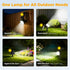 Generic 23 2 Pack 20Hrs, 3 LED Solar Spot Lights Outdoor Waterproof, Solar Lights UP to Brightness Levels Spotlight