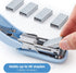 Desk Stapler Office Staplers, 20-50 Sheets Capacity with Staples and Staple Remover Set (Blue, 20 Sheet)