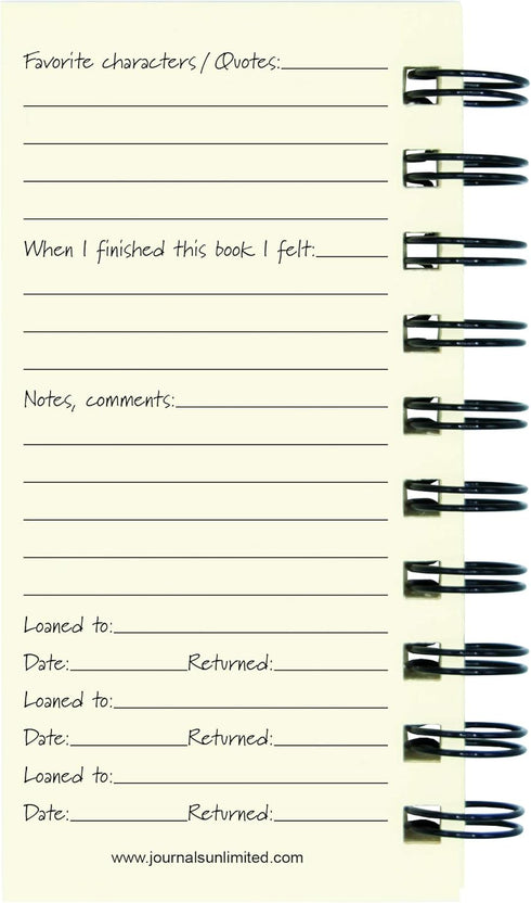 Write it Down Series by Journals Unlimited, Guided Journal, Books I've Read, Mini-Size 3”x5.5”