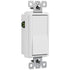 ENERLITES Single Pole Decorator Paddle Light Switch, Commercial Grade, 20A 120V-277V, White