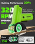 Mercmind 4-Speeds 60 Cardboard Cutter Electric, No-Jam Cutting & Min Long-Lasting, Rotary Box Cutter for Fast Box