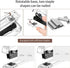 Outus Office Supplies Set, Acrylic Stapler Kit with Tape Dispenser, Clips, Pen, Scissors, and 1000 Staples, Black