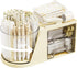 SAYEEC Rotating Desk Organizer with 2 Drawers, 6 Slots for Pencil Pen Holder and Makeup Storage