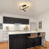 19W 3000K/4500K/6500K 3 Modern LED Ceiling Light Spiral Design Color Modes Swichable Ceiling Lighting Fixtures, Ceiling