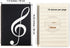 Blank Sheet Music Notebook, 160 Pages Composition Staff Paper with 10 Staves (Music Clef Notebook)