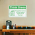 Penzedu 8 12 Inch Think Greenremember To Turn Off Copiers At End Of Day Copier Icon Funny Vintage Tin Signs X Wall Art