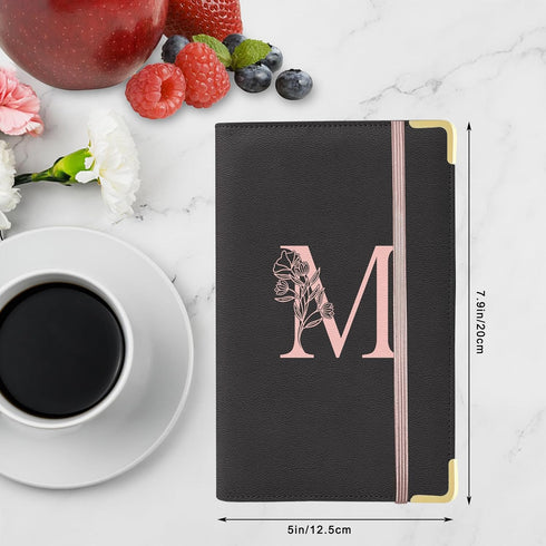 YeeCASE Server Book, Alphabet Waitress Book for Waitress, Leather Waitess Book with Zipper Pocket, Server Manual